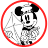 Classic Minnie Mouse coloring page