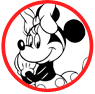 Classic Minnie Mouse coloring page