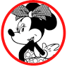 Classic Minnie Mouse coloring page