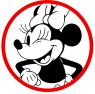 Classic Minnie Mouse coloring page