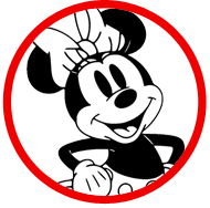 Classic Minnie Mouse coloring page