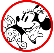 Classic Minnie Mouse coloring page