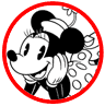 Classic Minnie Mouse coloring page