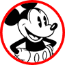 Classic Mickey Mouse coloring page