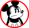 Classic Mickey Mouse coloring page