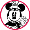 Classic Minnie Valentine's Day coloring page