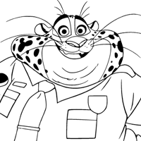 Zootopia 2 coloring page