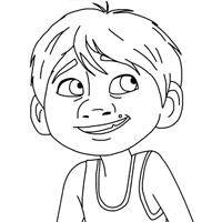 Miguel coloring page