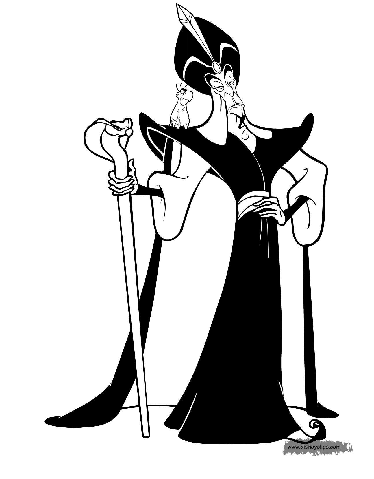 jafar coloring pages - photo #49
