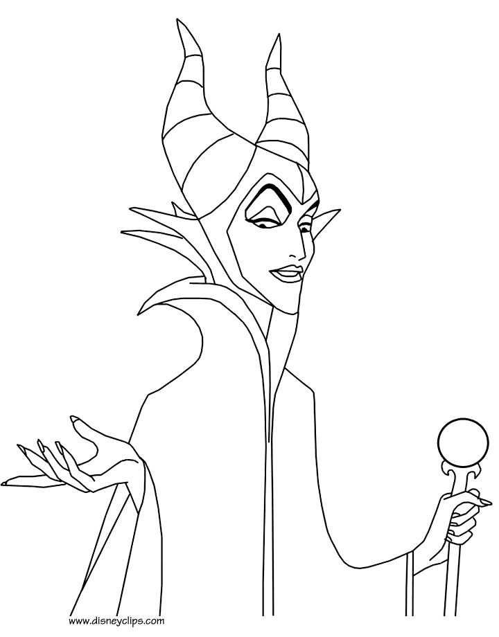 maleficent movie coloring pages - photo #22