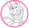 Lumiere coloring page