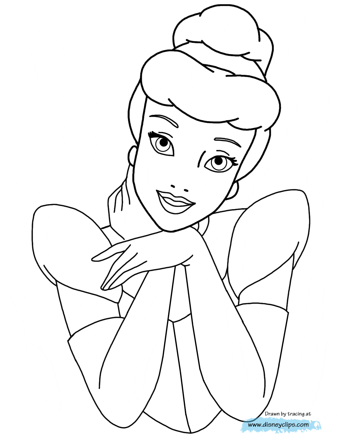 Cinderella Coloring Pages Disneyclips