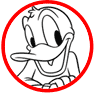 Donald Duck coloring page