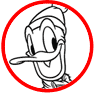 Donald Duck coloring page