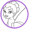 Iridessa coloring page