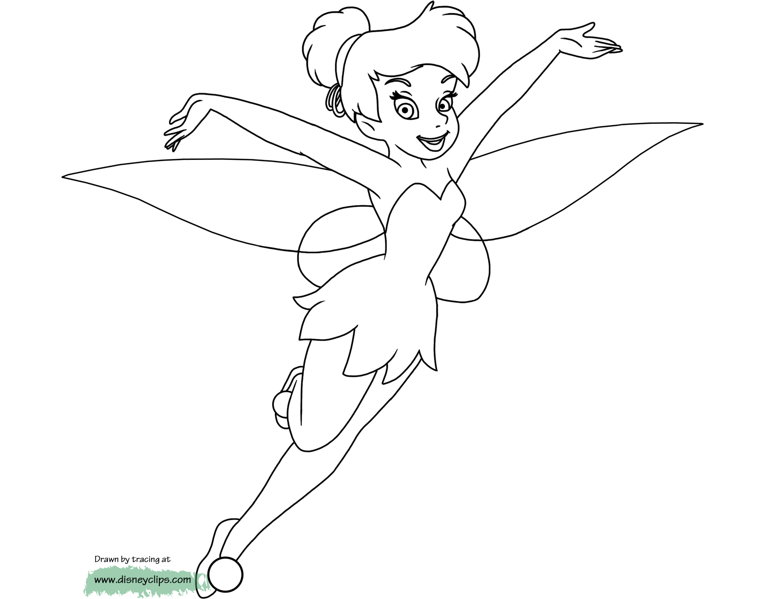 Download Disney Fairies' Tinker Bell Coloring Pages | Disneyclips.com