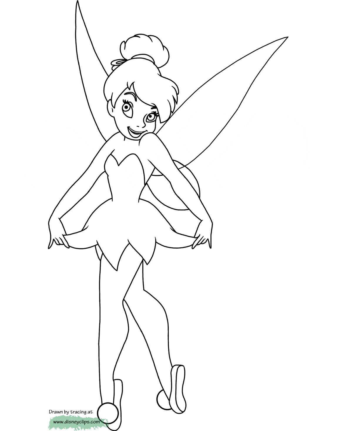 Download Disney Fairies' Tinker Bell Coloring Pages | Disneyclips.com