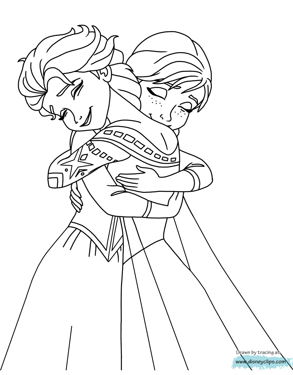 Elsa And Anna Frozen 2 Colouring Pages - Belajar Dari Buaian Sampai