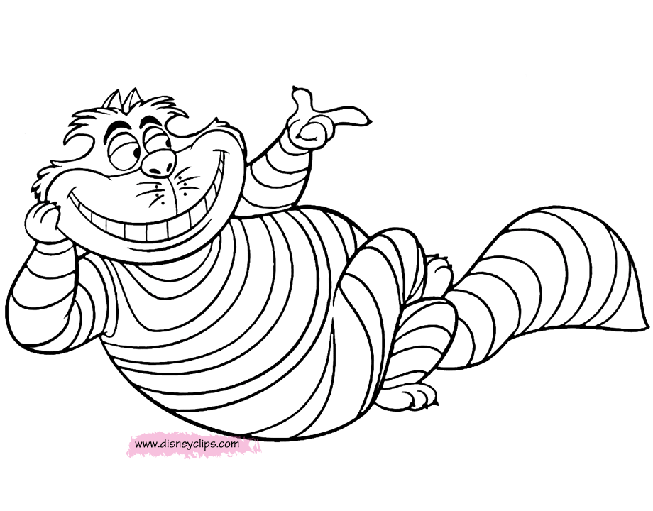 Alice In Wonderland Coloring Pages 3 Disneyclips