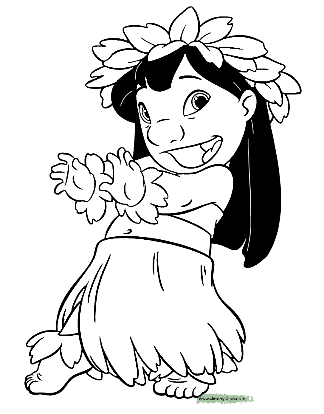 Lilo and Stitch Coloring Pages (2) | Disneyclips.com