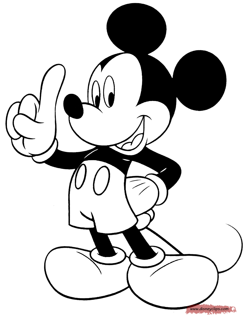 Mickey Mouse Coloring Pages | Disney Coloring Book