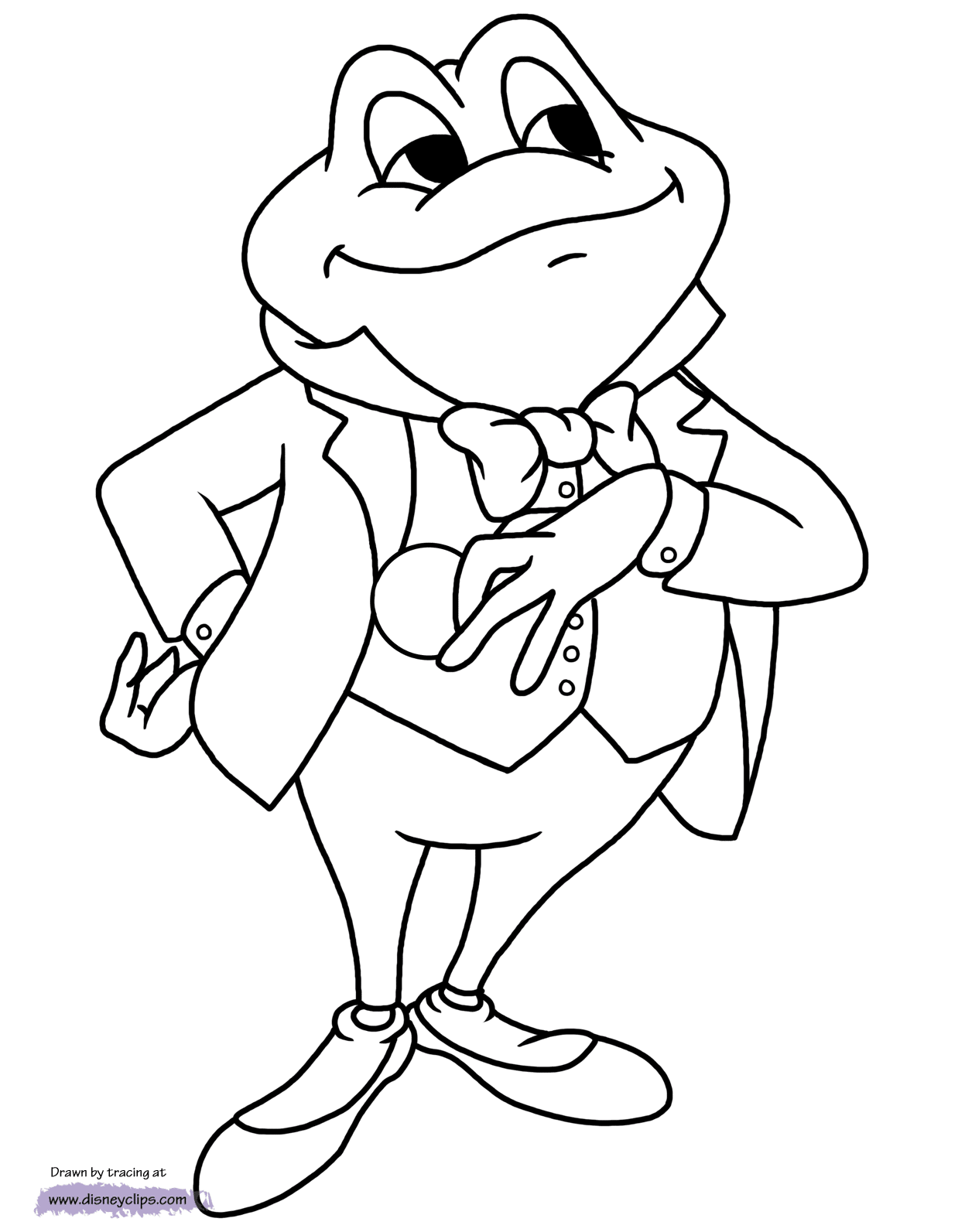coloring page Mr Toad