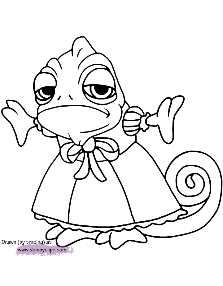 Download Tangled Coloring Pages | Disneyclips.com