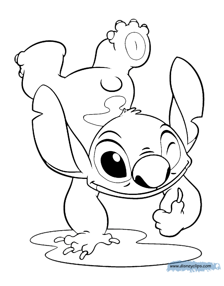 Lilo And Stitch Coloring Pages Disneyclips
