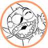Stitch coloring page