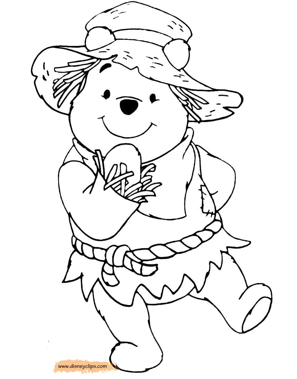 Winnie the Pooh Coloring Pages 6 | Disneyclips.com