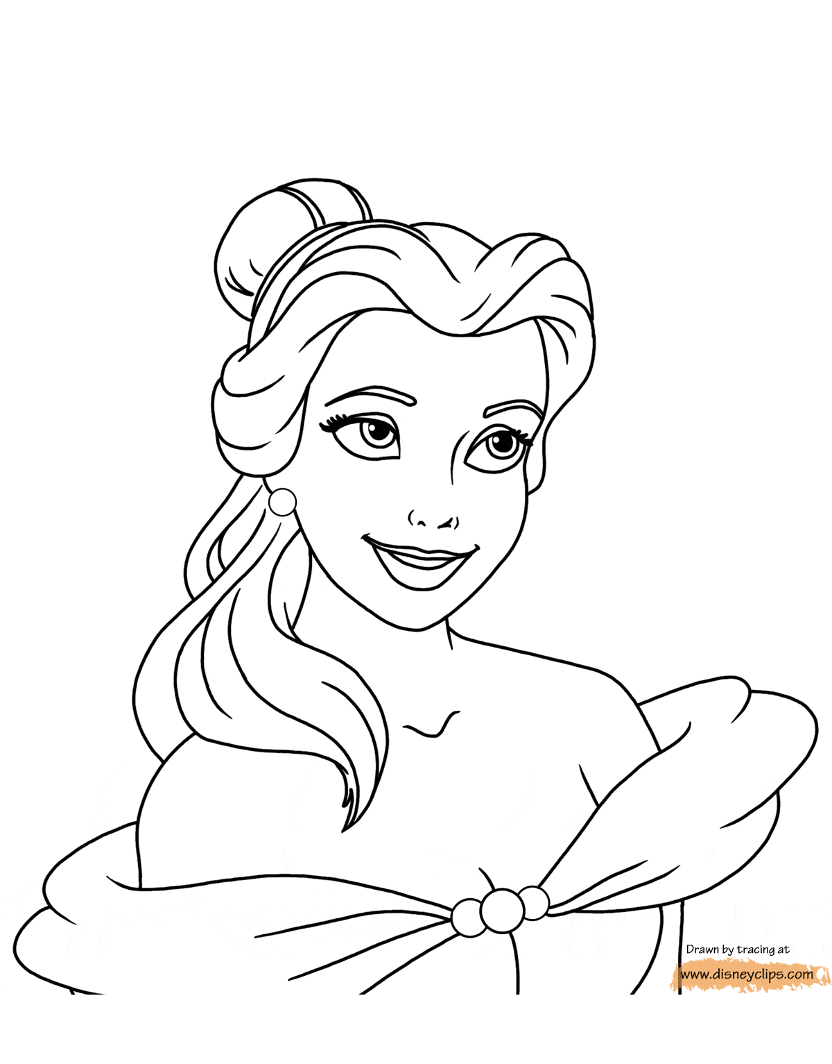 Download Beauty and the Beast Coloring Pages (3) | Disneyclips.com
