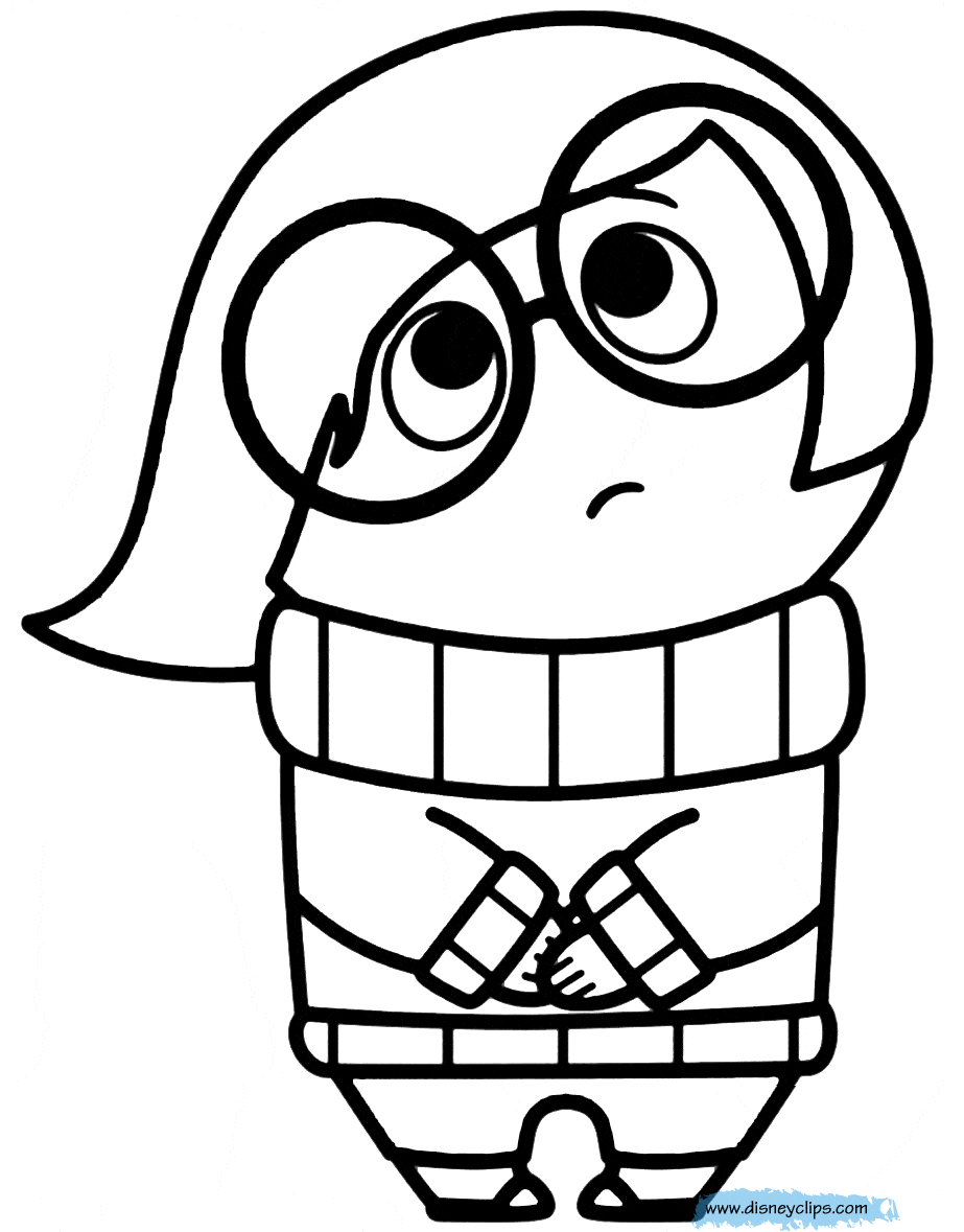 Inside Out Characters Coloring Coloring Pages