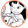 Lilo coloring page