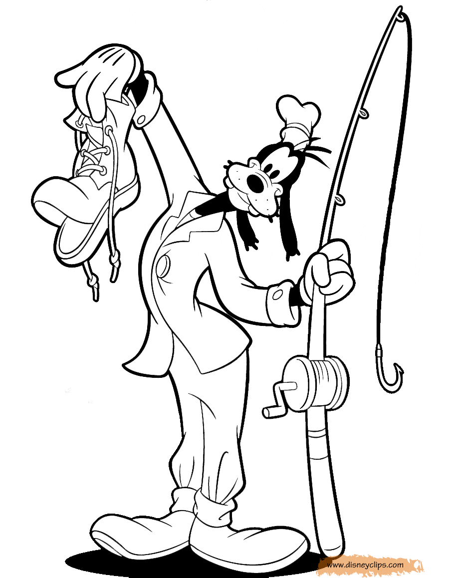 46 Disney Coloring Pages Goofy