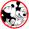 Mickey and Minnie Mouse coloring page
