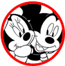 Mickey and Minnie Mouse coloring page