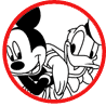 Mickey Mouse and Donald Duck coloring page