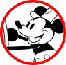 Classic Mickey Mouse coloring page