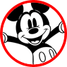 Classic Mickey Mouse coloring page