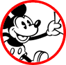 Classic Mickey Mouse coloring page