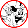 Mickey Mouse and friends coloring page