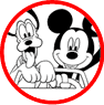 Mickey Mouse and Pluto coloring page