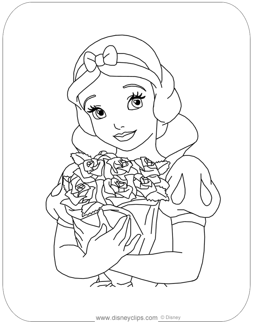 Snow White Coloring Pages Pdf