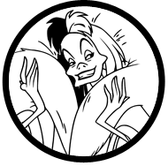 Cruella De Vil coloring page