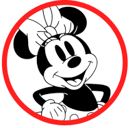 Classic Minnie coloring page