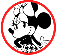 Classic Minnie coloring page
