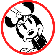 Classic Minnie coloring page
