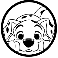 101 Dalmatians coloring page