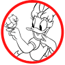 Daisy Duck coloring page