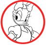 Daisy Duck coloring page